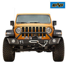 Load image into Gallery viewer, EAG Heavy Duty Front Bumper Offroad with Fog Light Housing Fit for 18-22 Wrangler JL