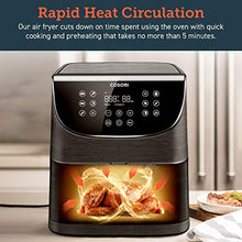 Load image into Gallery viewer, COSORI Smart WiFi Air Fryer 5.8QT(100 Recipes), Digital Touchscreen with 11 Cooking Presets for Air Frying, Roasting & Keep Warm ,Preheat & Shake Remind, Works with Alexa & Google Assistant,1700W