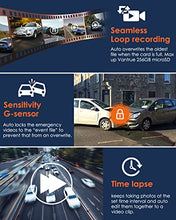 Load image into Gallery viewer, Vantrue X4S 4K 5G WiFi Dash Cam, 2160P 3" LCD Dash Camera for Cars with Free App, 24/7 Parking Mode, Night Vision, Motion Detection, Low Bitrate Recording, 1080P@120FPS, Capacitor, Support 256GB Max