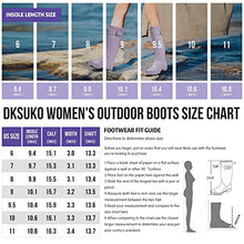 Load image into Gallery viewer, DKSUKO Women's Tall Rain Boots Waterproof Wellington Boots(11 B(M) US,Pearlescent Purple Gradient)