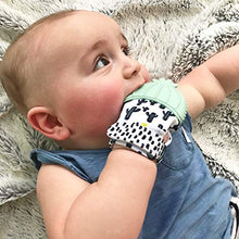 Load image into Gallery viewer, Itzy Ritzy Silicone Teething Mitt – Soothing Infant Teething Mitten with Adjustable Strap, Crinkle Sound and Textured Silicone to Soothe Sore and Swollen Gums, Cactus