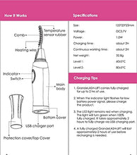 Load image into Gallery viewer, Grande Cosmetics LASH-LIFT Heated Lash Curler, Rechargeable and Travel Friendly, 2 Heat Settings