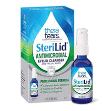 Load image into Gallery viewer, TheraTears Sterilid Antimicrobial Eyelid Cleanser and Facial Wash, with Hypochlorous Acid, 59 mL, 2 Fl oz Spray