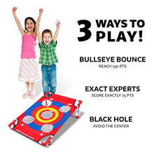 Load image into Gallery viewer, GoSports Bullseye Bounce Cornhole Toss Game - Great for All Ages & Includes Fun Rules