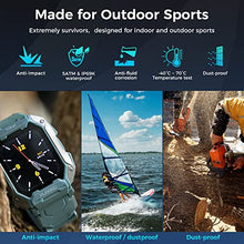 Load image into Gallery viewer, Kospet Smart Watches for WomenMen''Bluetooth Call (Answer/Make Call) 5ATM Waterproof Fitness Watch Tracker for Android iOS with Heart Rate Blood Pressure - 1.72''Tactical Outdoor Sports Smartwatch