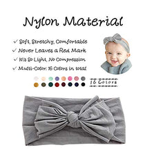 Load image into Gallery viewer, 16PCS Baby Nylon Headbands Hairbands Hair Bow Elastics for Baby Girls Newborn Infant Toddlers Kids