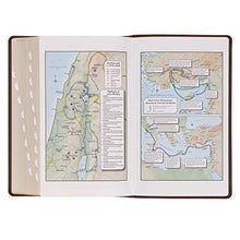 Load image into Gallery viewer, KJV Holy Bible, Giant Print Standard Size Faux Leather Red Letter Edition - Ribbon Marker, King James Version, Medium Brown