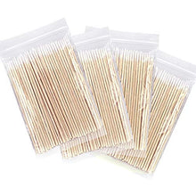 Load image into Gallery viewer, Fenshine 400 Count Microblading Cotton Swab, Cotton Swabs Pointed Tip, Cotton Swabs Wood Sticks, Cotton Tipped Applicator, Tattoo Permanent Supplies, Makeup Cosmetic Applicator Sticks (400PCS)