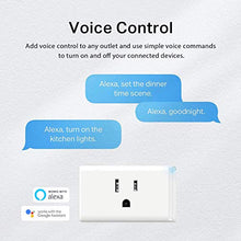 Load image into Gallery viewer, Kasa Smart Plug HS103P4, Smart Home Wi-Fi Outlet Works with Alexa, Echo, Google Home & IFTTT, No Hub Required, Remote Control, 15 Amp, UL Certified, 4-Pack, White