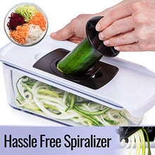Load image into Gallery viewer, Fullstar Mandoline Slicer Spiralizer Vegetable Slicer - Cheese Slicer Food Slicer 6-in-1 Vegetable Spiralizer Potato Slicer Zoodle Maker BPA-Free Veggie Spiralizer Slicers for Fruits and Vegetables