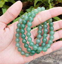 Load image into Gallery viewer, Natural Green Aventurine Gemstone Bracelet 7 inch Stretchy Chakra Gems Stones Healing Crystal Birthday Gift (Unisex) GB8-22