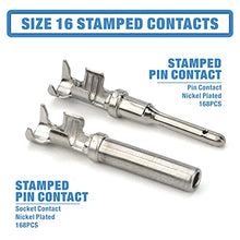 Load image into Gallery viewer, IWISS DEUTSCH DT Connector Kit in 2,3,4,6,8,12 Pin Configurations, Size 16 Stamped Formed Contacts(AWG 14), Wedgelock & Pin Extraction Tools, Ideal for Automotive Aftermarket Service, 519PCS