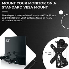 Load image into Gallery viewer, HumanCentric VESA Mount Adapter Bracket, VESA Adapter Compatible with Acer Monitor R240HY bidx, R221Q, R271, SB220Q, R241Y, RT240Y, RT270, SA220Q, SA230 bi, SA240Y, SA270 Bbix, SB230, SB240Y and More