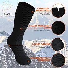 Load image into Gallery viewer, AWLE Thermal Socks Men, Heavy Thermal Thick Heat Trapping Insulated Heated Boot Thermal Fur Socks Comfortable Warm Outdoor Socks for Skiing Extreme Cold Weather Gift 1 Pair