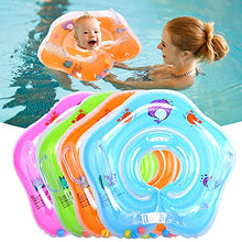 Load image into Gallery viewer, Baby Neck Float Ring for Bathtub Swimming,Newborn Infant Child Neck Ring Swimming Pool Bathtub,Infant Pool Swim Float Suit for Newborn Baby Kid Toddler Age of 3-36 Months (Blue)