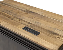 Load image into Gallery viewer, Martin Furniture IMSA684R-KIT Executve L-Desk & Return with Solid Wood Plank Tops, Fully Assembled, Brown