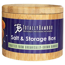 Load image into Gallery viewer, Totally Bamboo Salt Cellar Bamboo Storage Box with Magnetic Swivel Lid, 6 Ounce Capacity