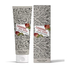 Load image into Gallery viewer, Charcoal Face Scrub by LilyAna Naturals - Anti-Aging Facial Exfoliator designed for Women AND Men, Infused with Charcoal, Lavender and Tea Tree Oil