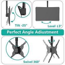 Load image into Gallery viewer, WALI Bundle – 2 Items: Adjustable TV Ceiling Mount and Sound Bar Mount Bracket