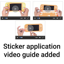 Load image into Gallery viewer, Cavka Vinyl Decals Skin for Switch Lite (2019) Sticker with Design Honey Bee Pattern Print Cover Protector Wrap Durable Full Set Protection Faceplate Bright Honeycomb Yellow Teens Cute Child