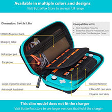 Load image into Gallery viewer, ButterFox Slim Compact Carrying Case for Nintendo Switch Lite with 19 Game and 2 Micro SD Card Holders, Storage for Switch Lite Accessories (Blue Turquoise/Black)