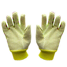 Load image into Gallery viewer, G & F Products 1852-3 Women Soft Jersey Garden Gloves, Women Work Gloves, 3-Pairs Green/Pink/Blue per Pack