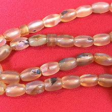 Load image into Gallery viewer, 33 Beads of Yemen Islamic Tasbih Aqeeq Aqiq (Agate) Stones Prayer Bead, Yemeni Muslim Tesbih Taspih, 13 x 7 mm | Yemeni Aqeeq Stone