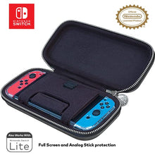 Load image into Gallery viewer, Game Traveler Nintendo Switch Zelda Case - Adjustable Viewing Stand & Game Case Storage , Protective PU Leather Hard Shell Case with Deluxe Carry Handle - Nintendo Switch , Switch OLED and Switch Lite