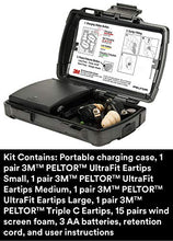 Load image into Gallery viewer, 3M PELTOR TEP-200 Tactical Earplug Kit, NRR 23dB, Rechargeable, Noise Reduction, Construction, Law Enforcement