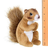 Load image into Gallery viewer, Bearington Copper Plush Squirrel Stuffed Animal, 7 Inch