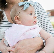 Load image into Gallery viewer, Baby Bandana Bibs | Teething Bibs For Baby Girls, Newborns, Set of 8 Floral Baby Bibs and Burp Cloths - Organic, Adjustable & Absorbent Baby Bandana Drool Bibs by Matimati Baby (Rosy Mint)