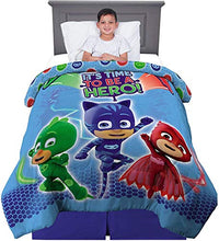 Load image into Gallery viewer, Franco Kids Bedding Super Soft Microfiber Reversible Comforter, Twin/Full, PJ Masks