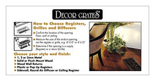 Load image into Gallery viewer, Decor Grates AJH212 2-inch by 12-inch Oriental Floor Register, Polished Brass Finish