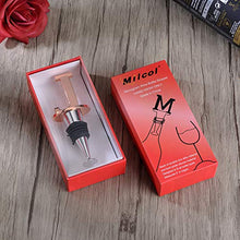 Load image into Gallery viewer, Wine and Beverage Bottle Stopper With Rose Gold Finish,J-Initial (Letter J)