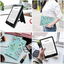 Load image into Gallery viewer, KANNIL Stand Case for 6.8" All-New Kindle Paperwhite(11th Generation, 2021),Kindle Paperwhite Signature Edition, PU Leather Smart Cover with Auto Sleep Wake, Card Slot and Hand Strap (Z-G-Floral)
