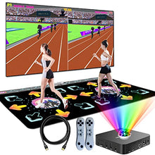 Load image into Gallery viewer, YRPRSODF Double Dance Mat for Kids and Adults, HDMI Electronic Dancing Pad with Games, Music, Fitness Video,3D Somatosensory& Cartoon Mode, and 2.4G Wireless Handle, for TV/ PC, Gift for Boys & Girls
