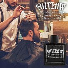Load image into Gallery viewer, Outlaw Cologne - Authentic Fragrance Spray for Men with a Fusion of Refreshing Bergamot, Lavender and Fir Balsam for a Sensual Aroma - 3.4 oz 100 ml