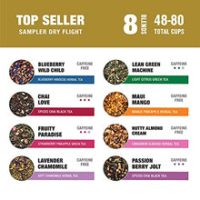 Load image into Gallery viewer, Tiesta Tea Top 8 Favorites Tea Sampler Set, Up to 80 Cups, High to No Caffeine, Hot & Iced Tea, Loose Leaf Tea Variety Pack with Green, Herbal, Black & Chai Tea, 8 Sample Pouches
