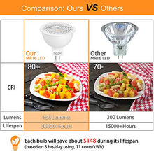 Load image into Gallery viewer, 12 Pack MR16 LED Bulbs 50W Halogen Equivalent, 2700K Warm White, 5W GU5.3 MR16 12V Spotlight Bulb, Non-Dimmable,45 Degree Beam Angle for Landscape, Recessed, Track Lighting