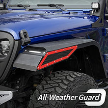 Load image into Gallery viewer, OEDRO Fender Flares w/ Signal Lights Compatible with 2018-2022 Jeep Wrangler JL & JLU Unlimited (2-Door & 4-Door), Off-Road Widened Steel Front & Rear 4 PCS Set