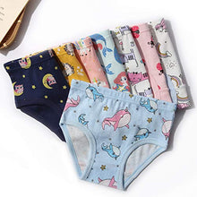 Load image into Gallery viewer, Girls' Cotton Brief Breathable Toddler Panties Kids Assorted Underwears (2-3T, Bssorted B16)