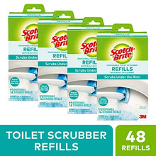 Load image into Gallery viewer, Scotch-Brite Disposable Toilet Scrubber Refills, Removes Rust & Hard Water Stains, 48 Disposable Refills