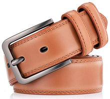 Load image into Gallery viewer, Mens Belt - Autolock Genuine Leather Dress Belt - Classic Casual Belt for Men in Gift Box
