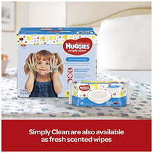 Load image into Gallery viewer, Huggies Simply Clean Unscented Baby Wipes, 11 Flip-Top Packs (704 Wipes Total)