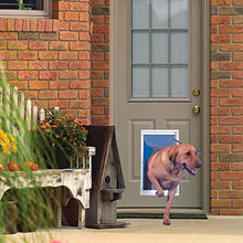 Load image into Gallery viewer, Ideal Pet Products Deluxe Aluminum Pet Door with Telescoping Frame, Extra Large, 10.5" x 15" Flap Size, White