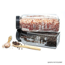 Load image into Gallery viewer, The Spice Lab Pink Himalayan Salt Coarse 2.2 Pound Tub & USDA Organic Tellicherry Peppercorns 18oz Tub - Combo Salt and Pepper Gift Pack - Pink Himalayan Salt for Grinder - Peppercorns for Grinder