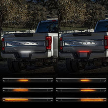Load image into Gallery viewer, GemPro LED Tailgate Light Bar, Red Brake, DRL Whtie DRL& Amber Sequential Turn Signal Truck Light Bar, Rear Bumper Marker Lights, Compatible with 2017-2020 Super Duty Ford F-Series F-250 F350