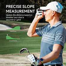Load image into Gallery viewer, Golf Rangefinder with Slope, THGOLF 1100 Yards Rechargeable Golf Laser Rangefinder with Flag Acquisition, Pulse Vibration and Fast Focus System, 6X Magnification, ±1 Yard Accuracy