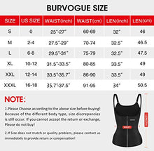 Load image into Gallery viewer, Burvogue Sauna Sweat Vest for Women Waist Trainer Corset Workout Tank top Cincher Slim Shaper Shirt (Black, X-Small)