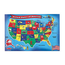 Load image into Gallery viewer, Melissa & Doug USA Map Floor Puzzle (51 pcs, 2 x 3 feet)